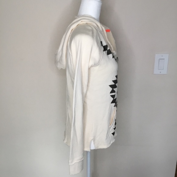 Billabong Aztec Distress Hoodie Size XS - Picture 3 of 7